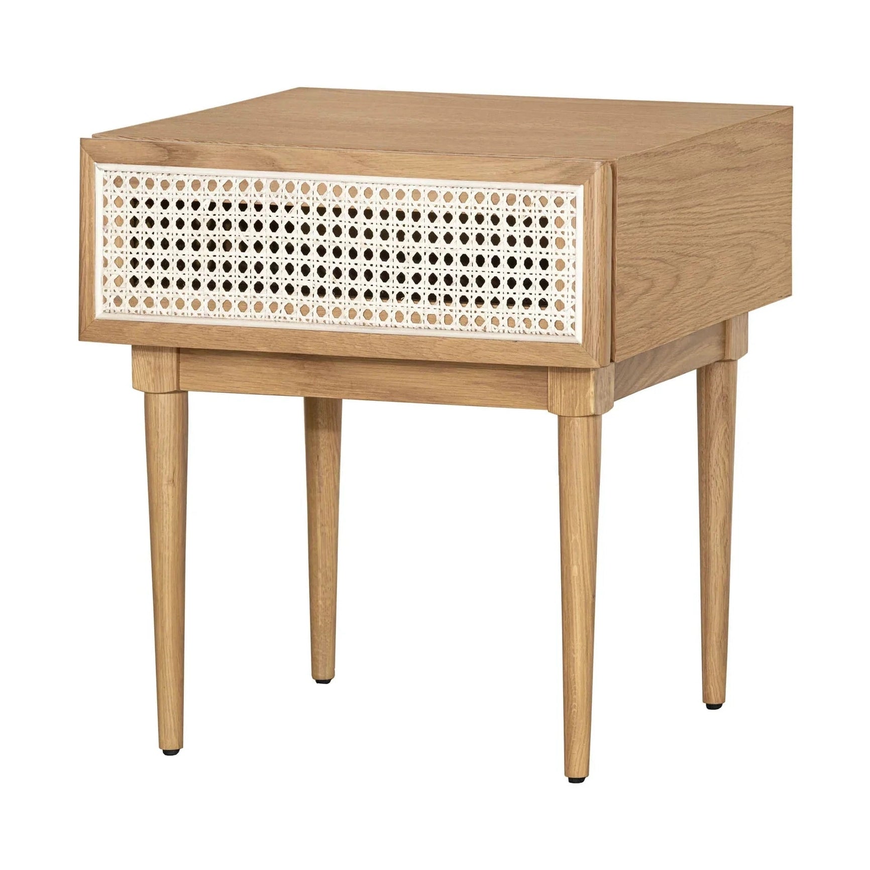 Cane Side Table