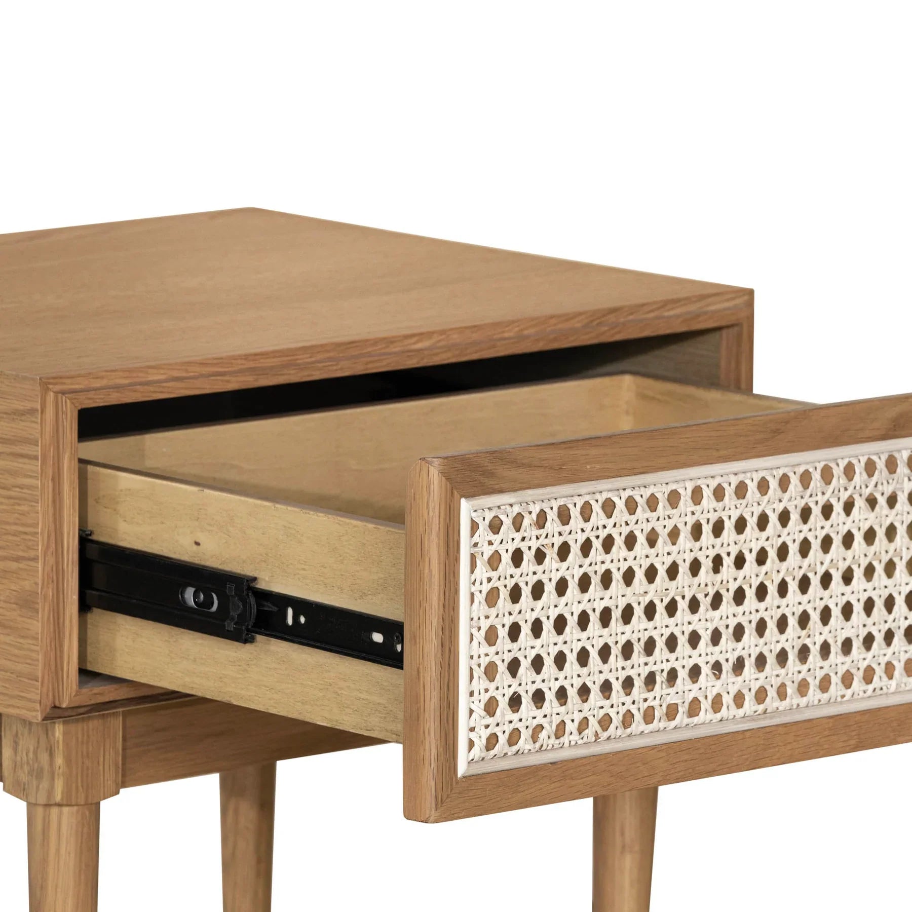 Cane Side Table