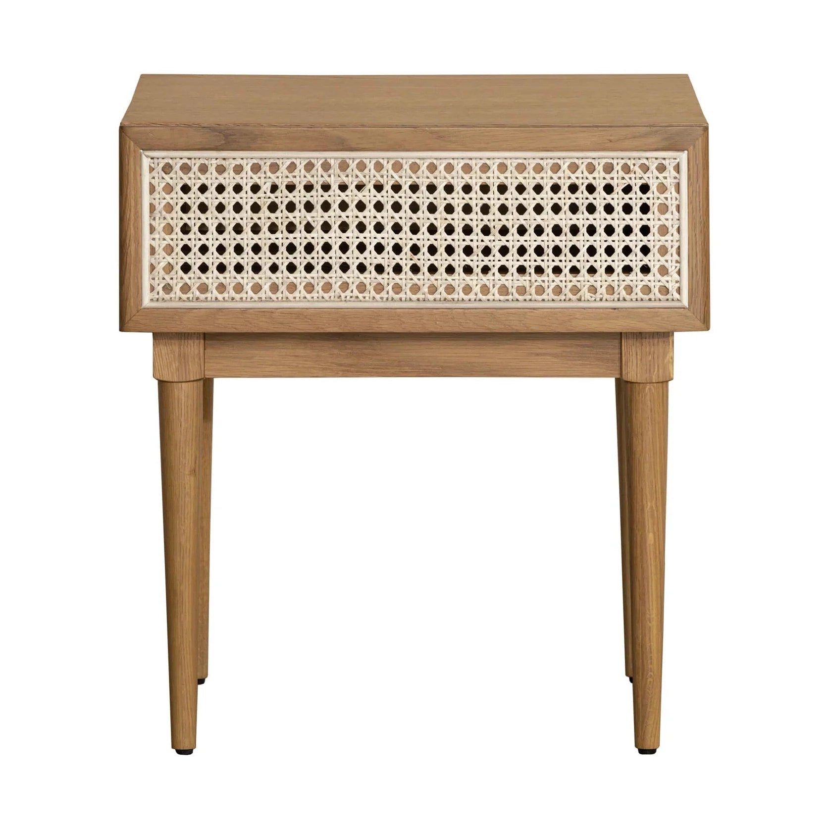 Cane Side Table