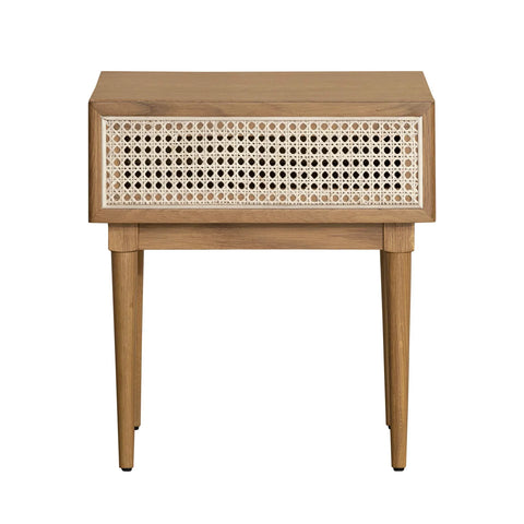 Cane Side Table - Natural