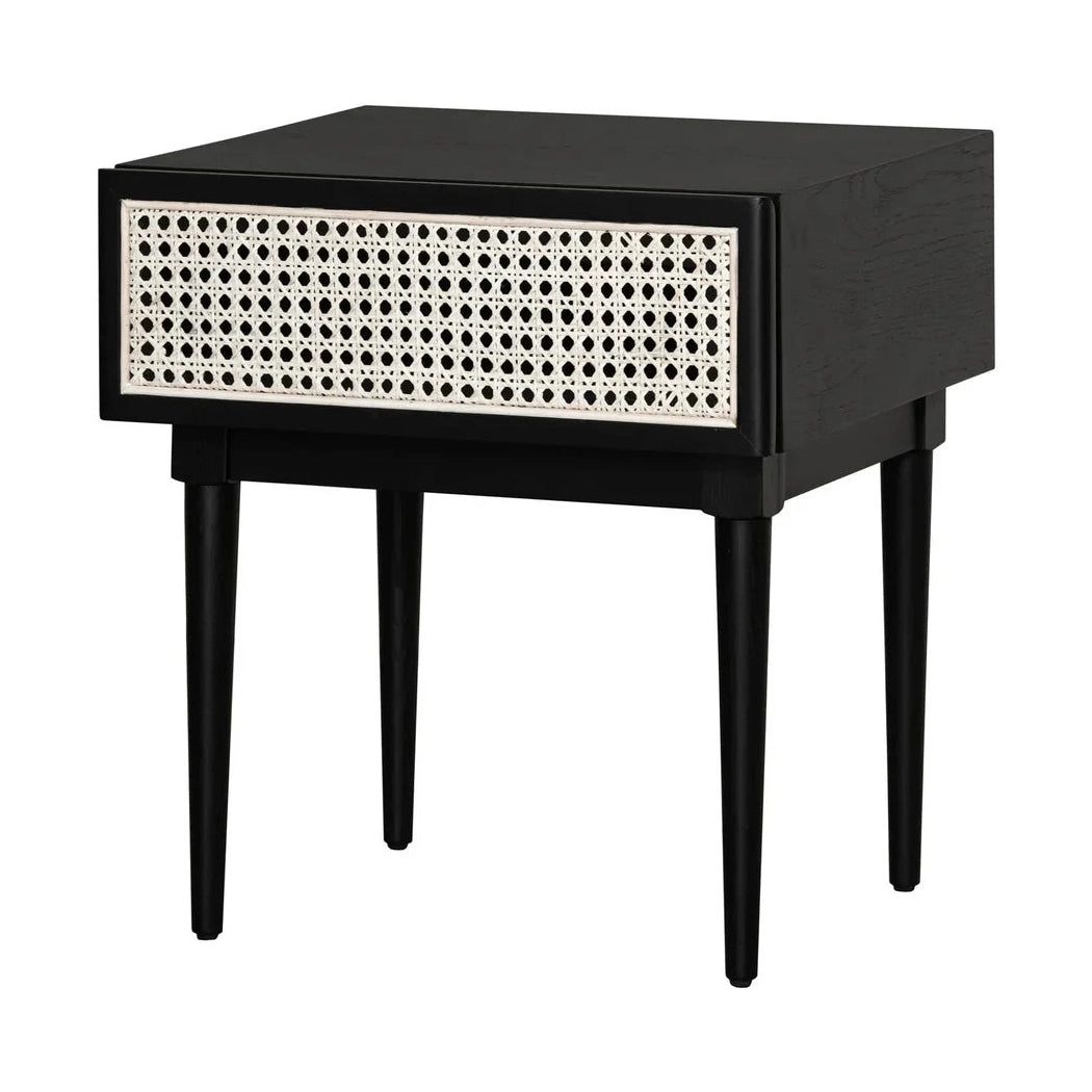 Cane Side Table