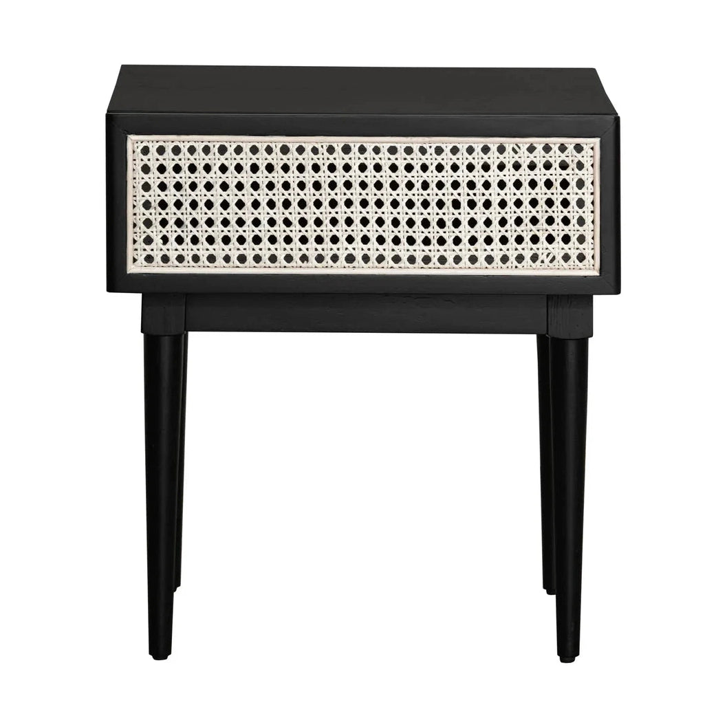 Cane Side Table