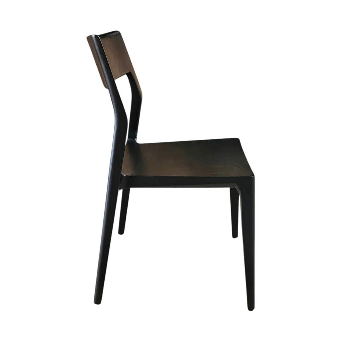 Taina Solid Ash Wood Dining Chair – Black