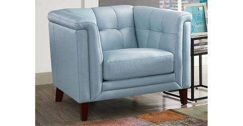 Arvo Genuine Leather Accent Chair