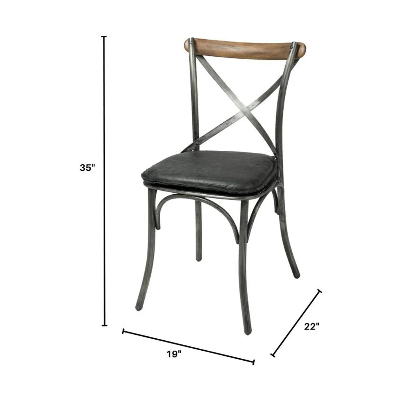 Ullora Crossback Chair with Seat Cushion