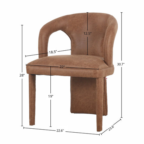 Naomi Dining Chair - Cognac