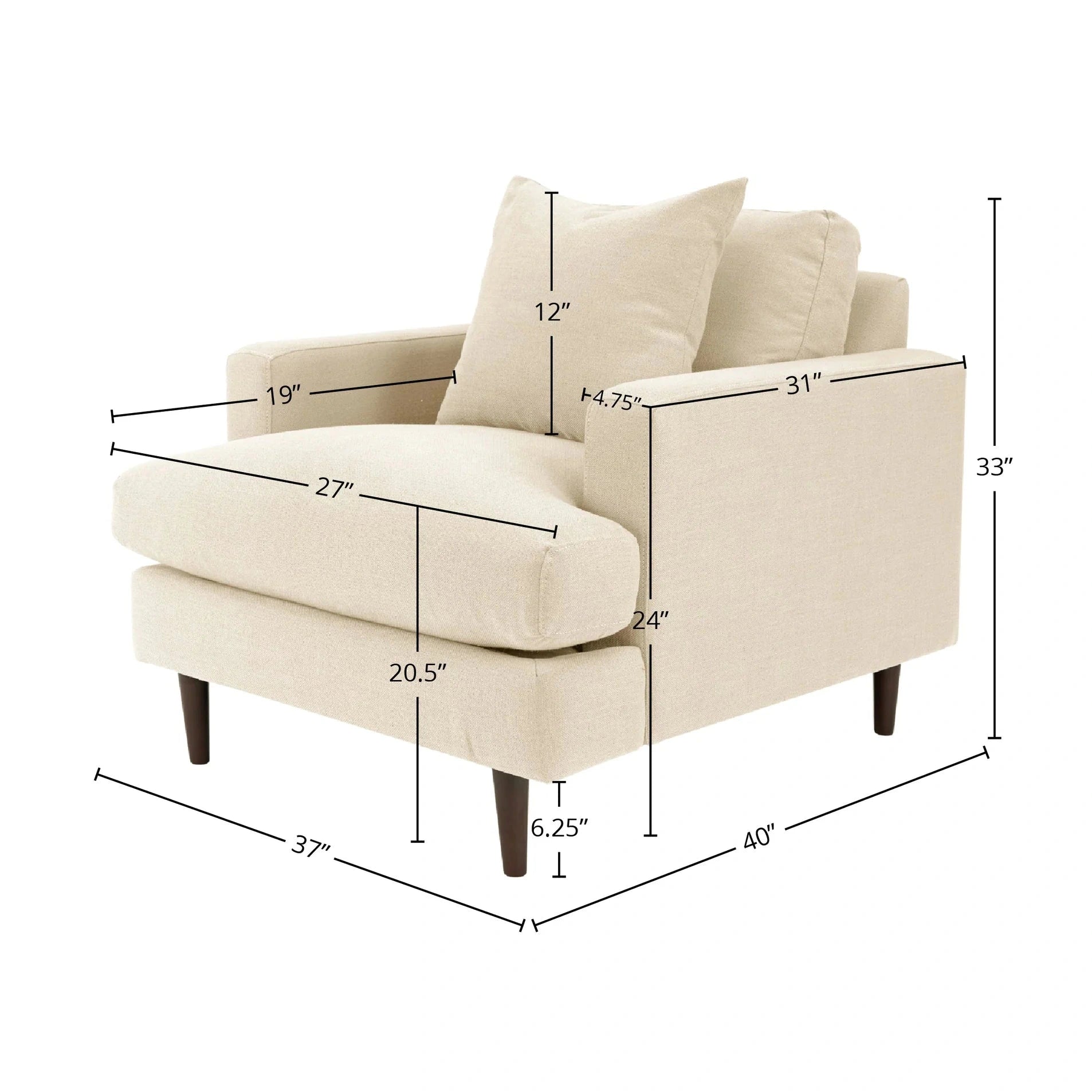 Thessalyn Club Chair Frame