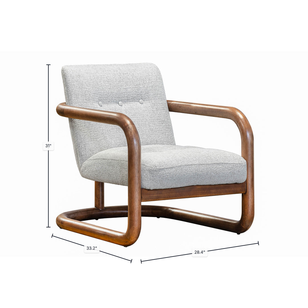 Contour Club Chair – Ivory