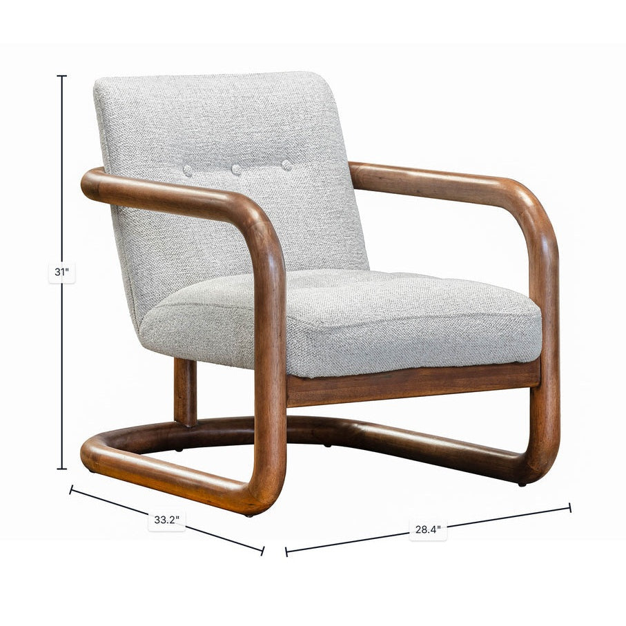 Contour Club Chair – Ivory