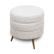 Cadence Small Ottoman - Boucle
