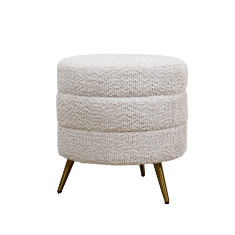 Cadence Small Ottoman - Boucle