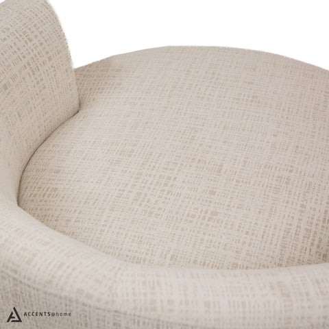 Calista Accent Swivel Chair - Pearl