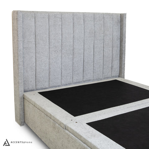 Candice Queen Storage Bed With Drawers - Slate
