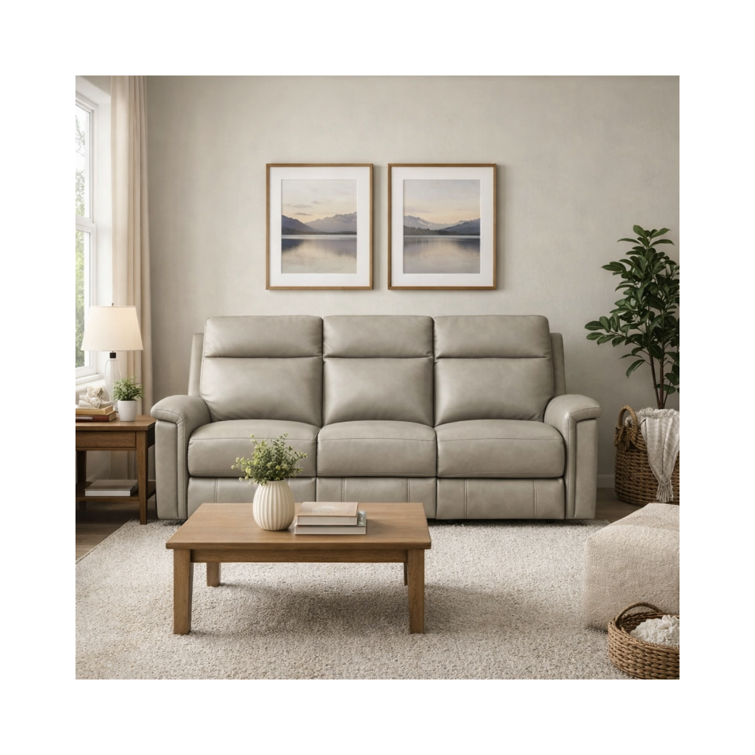 Canfield Power Headrest Zero Gravity Recliner Sofa