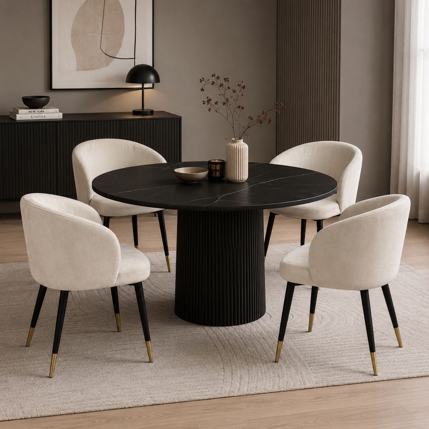 Cardinal Velvet Dining Chair