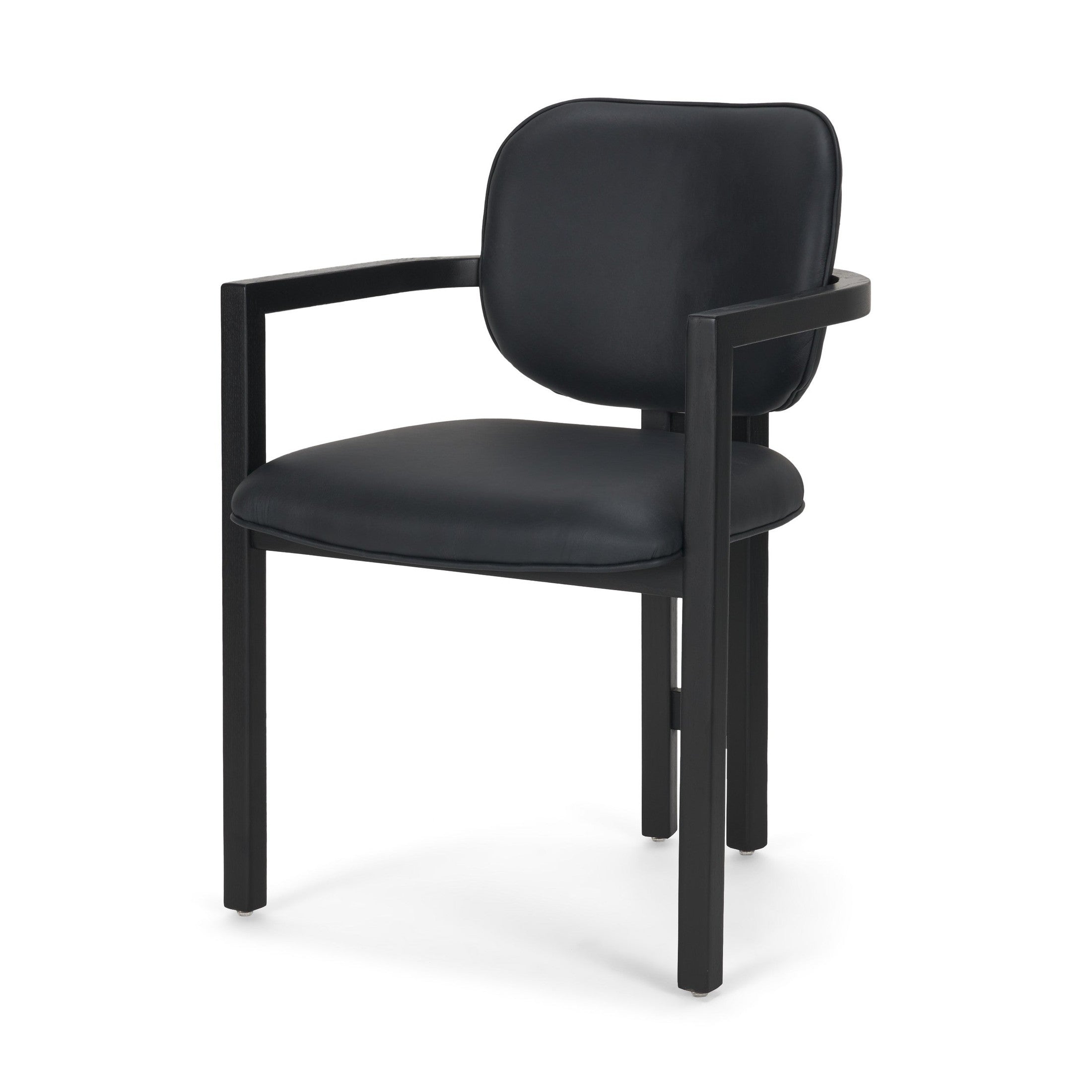 Carlisle Curved Leather Dining chair