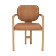 Carlisle Curved Leather Dining chair