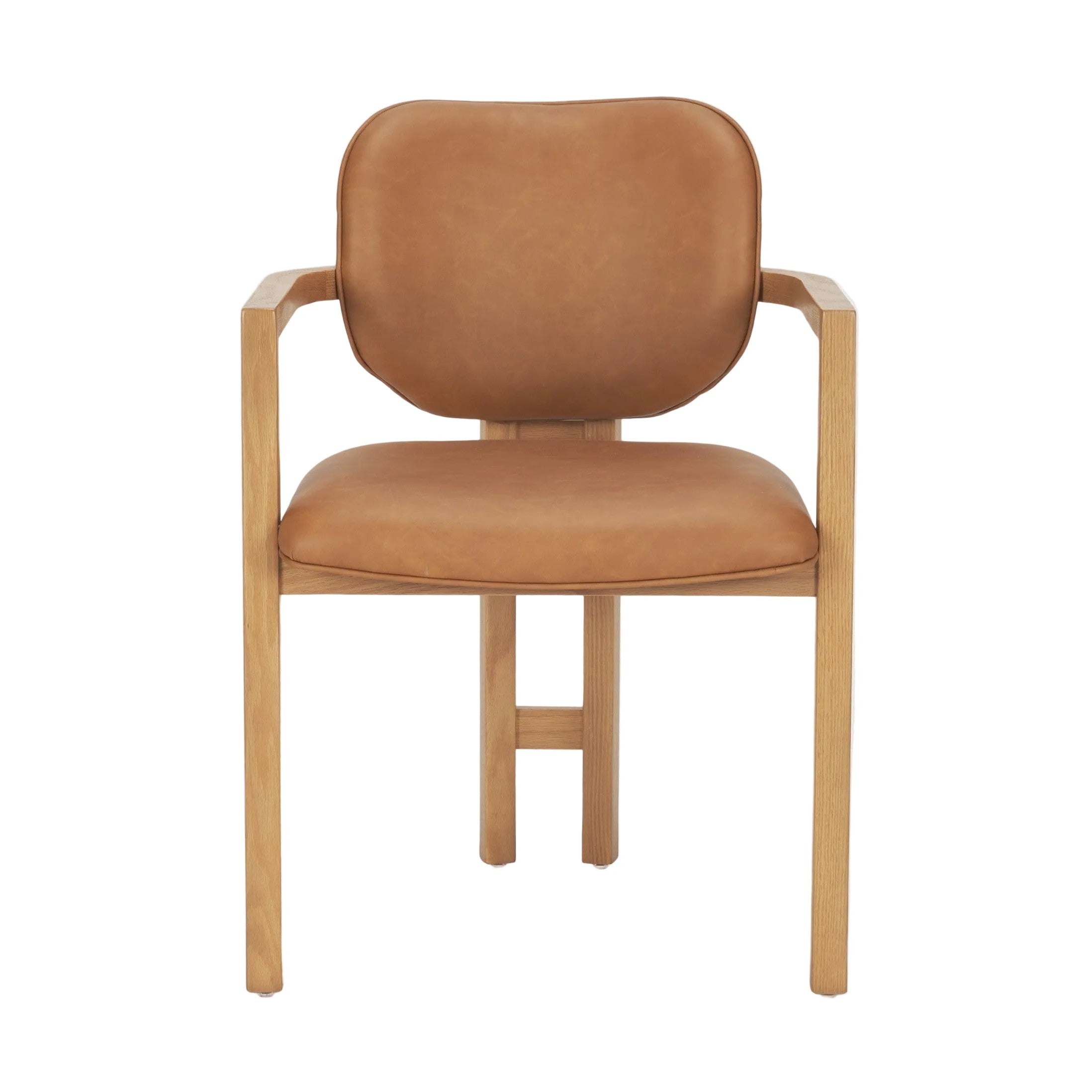 Carlisle Curved Leather Dining chair