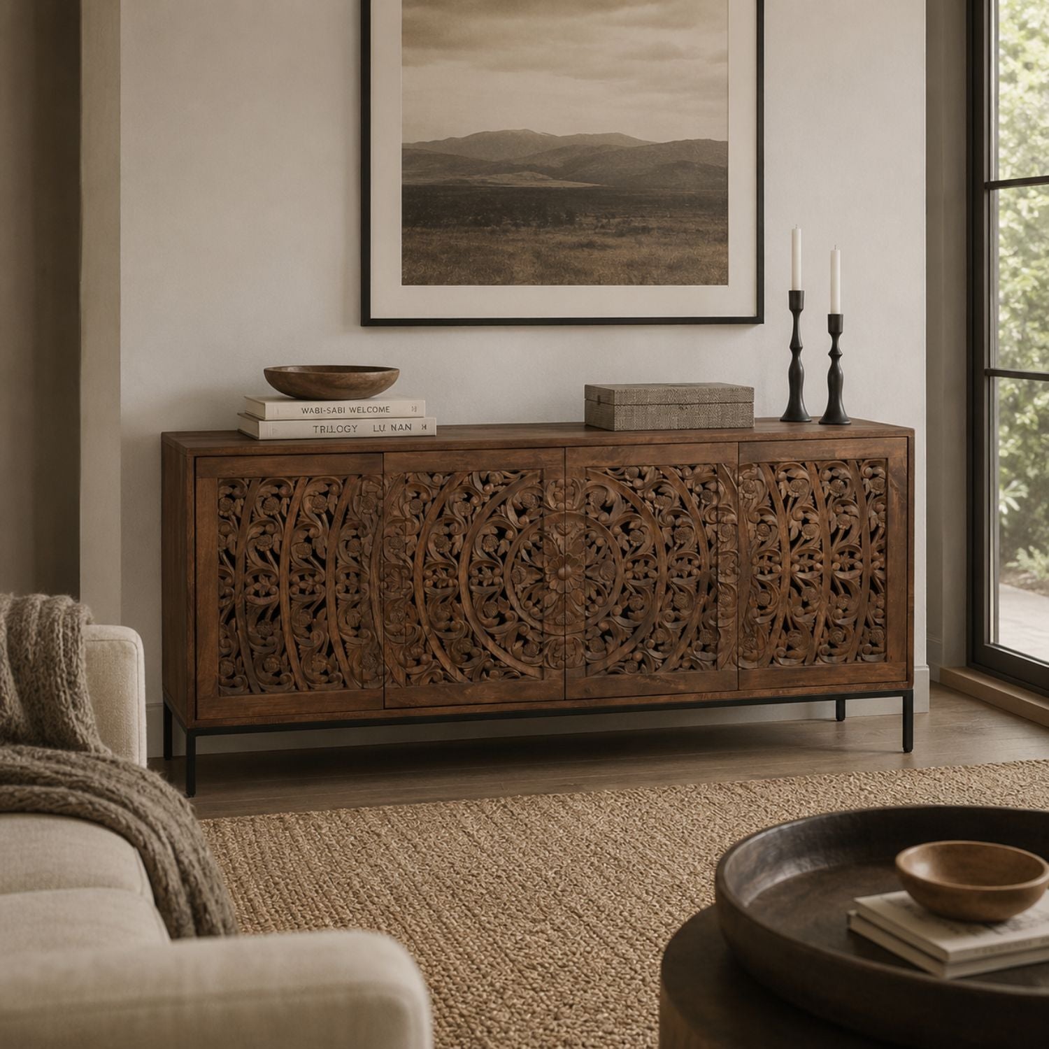 Carved Sideboard