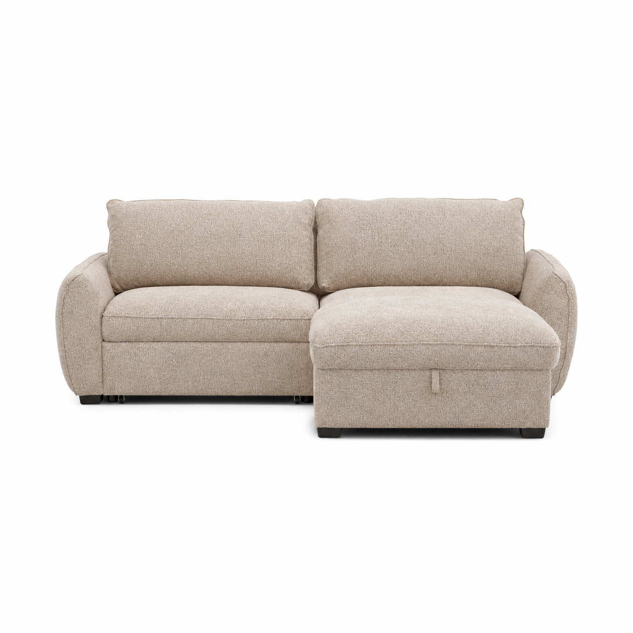 Cassey Pullout Sleeper Sectional with  Storage Chaise