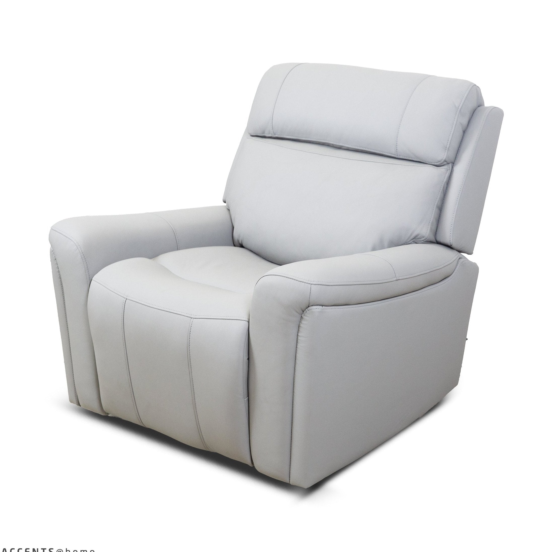 Cavallo Genuine Leather Swivel Manual Recliner Chair
