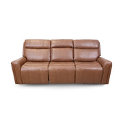 Cavallo Genuine Leather Power Recliner Sofa with Wireless Charger