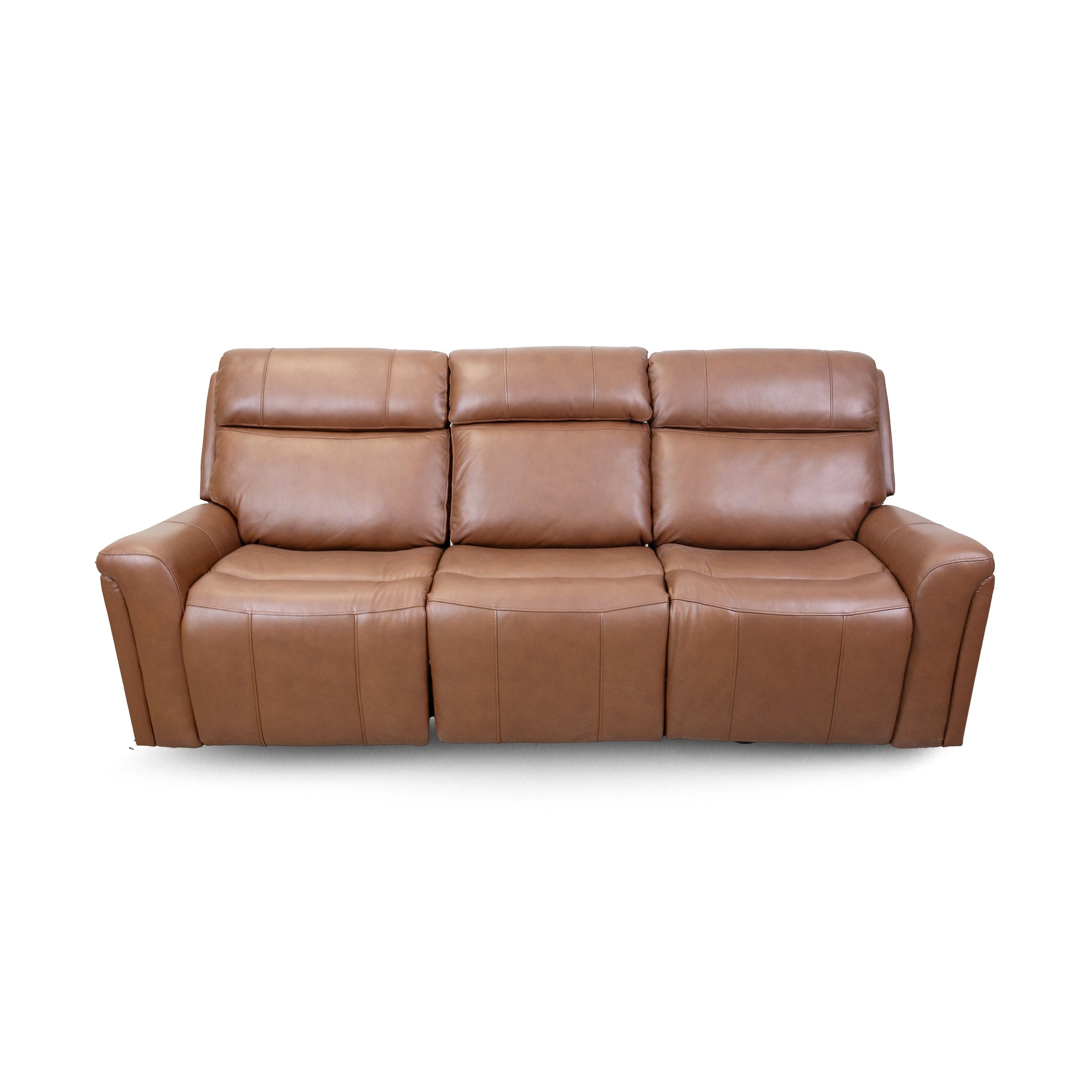 Cavallo Genuine Leather Power Recliner Sofa with Wireless Charger