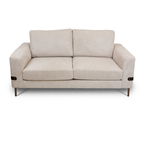 Chadwick Fabric Loveseat - Ivory
