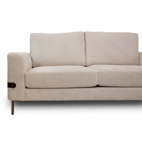 Chadwick Fabric Loveseat - Ivory