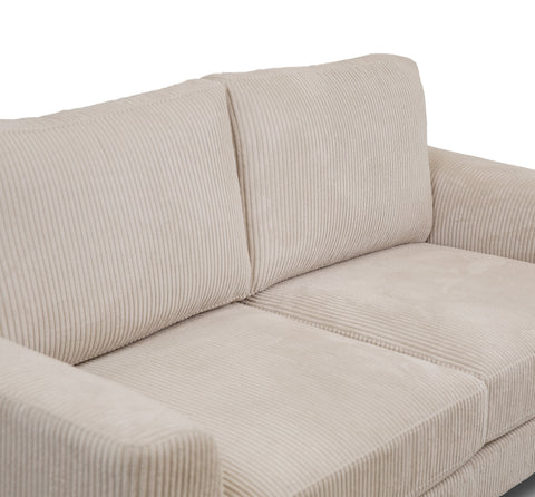 Chadwick Fabric Loveseat - Ivory