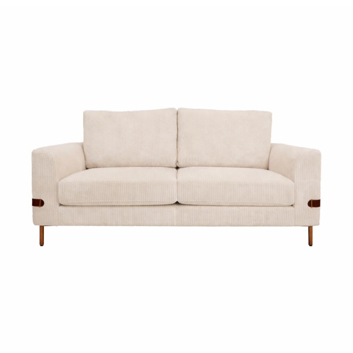 Chadwick Fabric Loveseat - Ivory