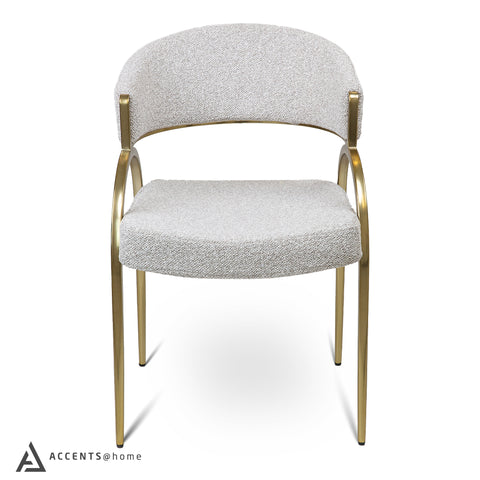 Monet Gold Dining Chair - Champagne