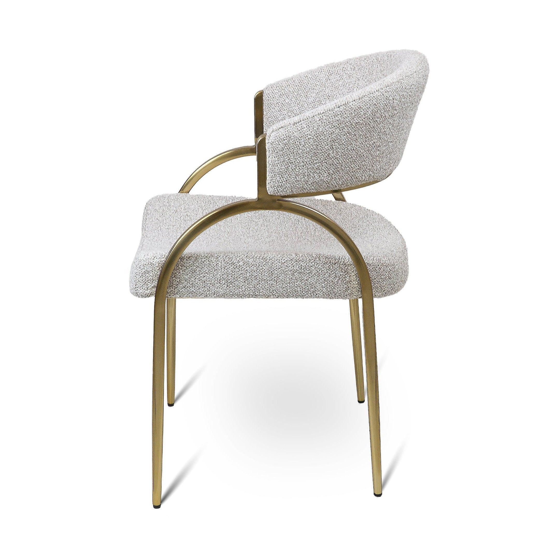 Monet Gold Dining Chair - Champagne