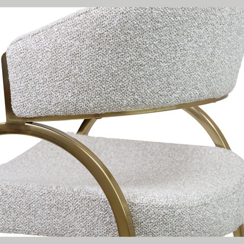 Monet Gold Dining Chair - Champagne