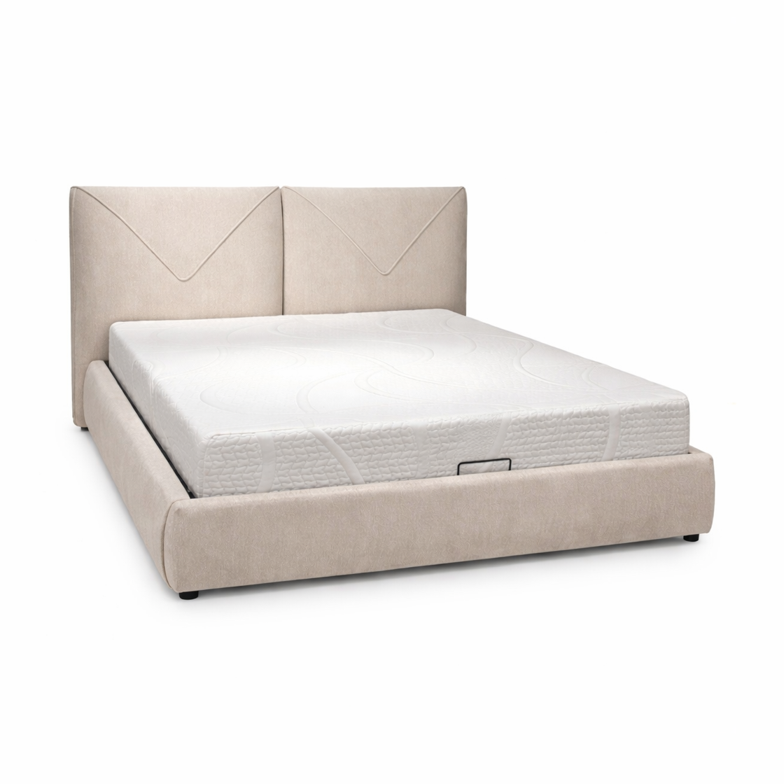 Aleksey Upholstered Hydraulic Lift Up Storage Bed