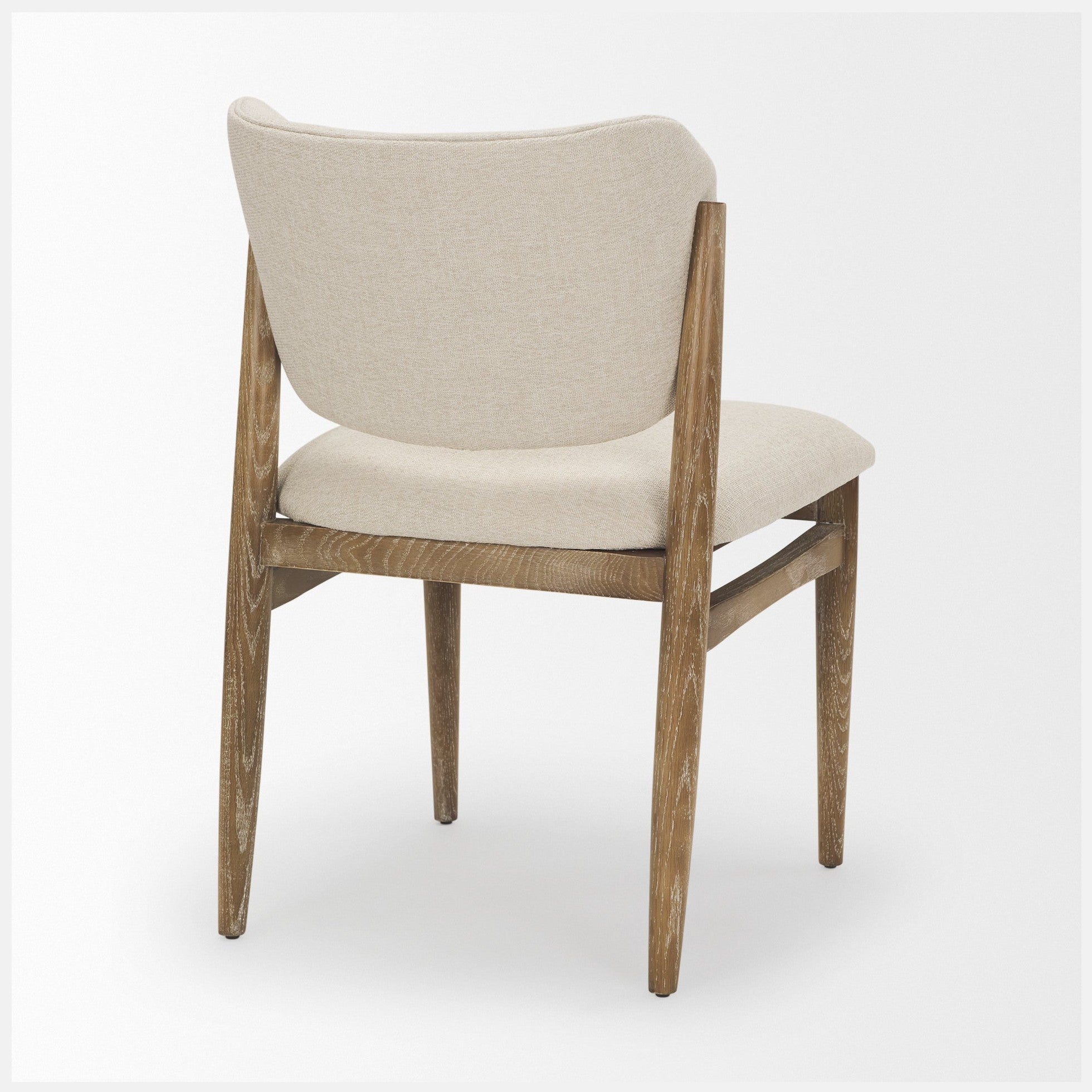 Cline Cream Fabric Upholstered Dining Chair