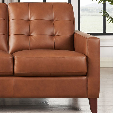 Tallon Genuine Leather Loveseat