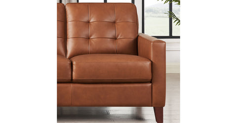 Tallon Genuine Leather Loveseat