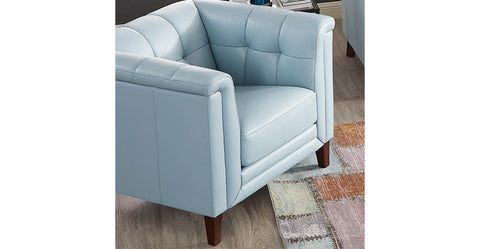 Arvo Genuine Leather Accent Chair