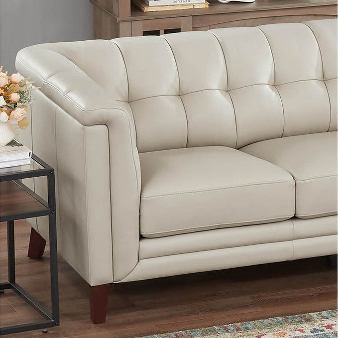 Arvon Genuine Leather Sofa