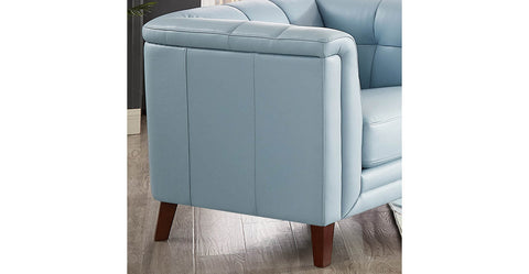 Arvo Genuine Leather Accent Chair