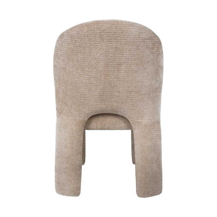 Savio Fully Upholstered Dining Chair – Taupe