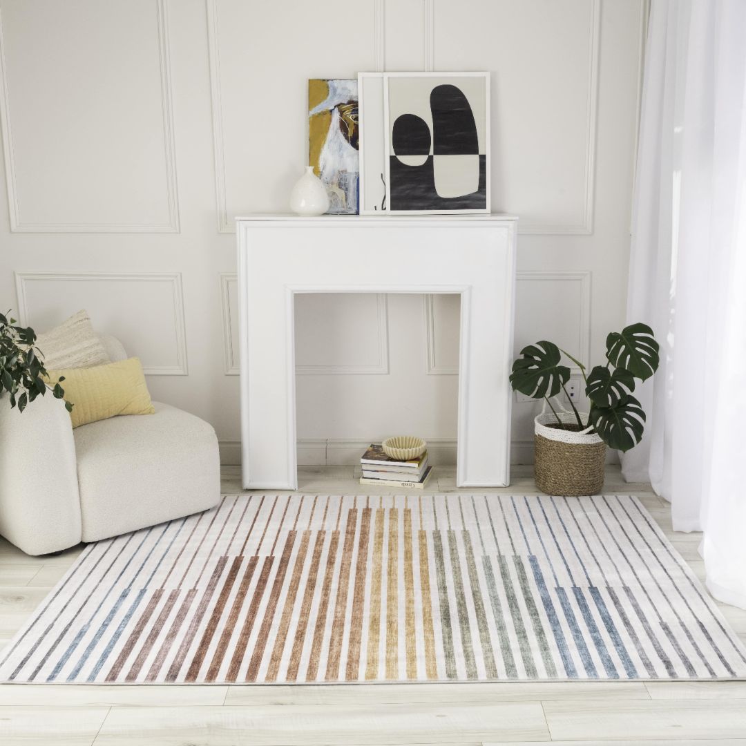 Europa Multi-Color Abstract Texture Rug