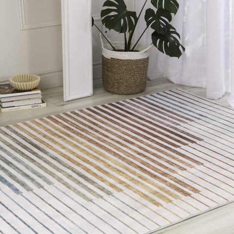 Europa Multi-Color Abstract Texture Rug