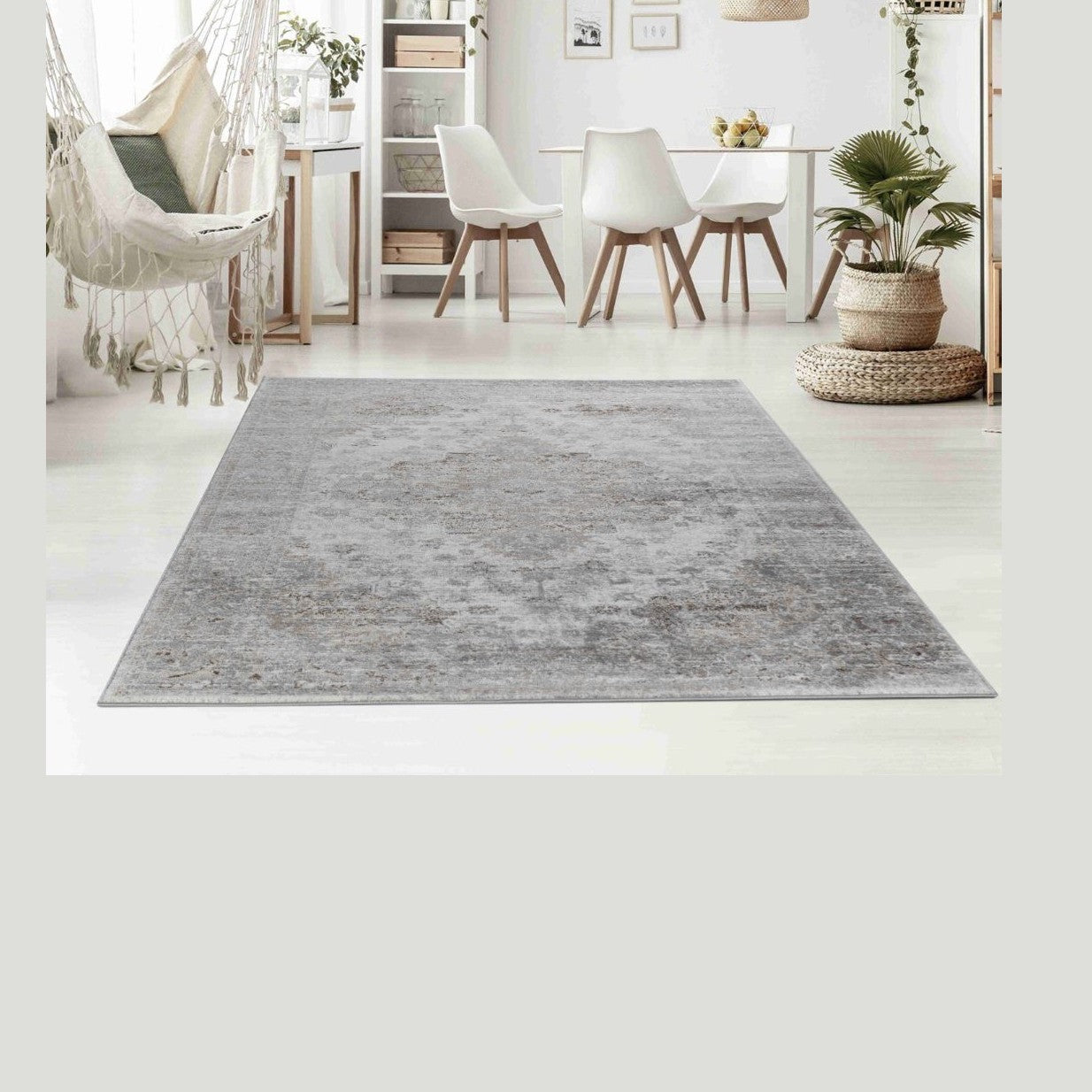 Hamilton Classic Cream Medallion Area Rug