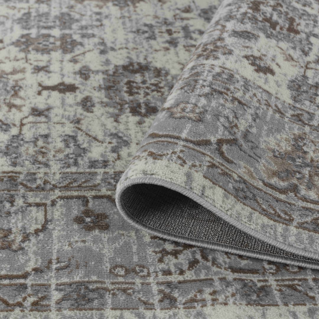 Hamilton Cream Ornamental Floral Area Rug