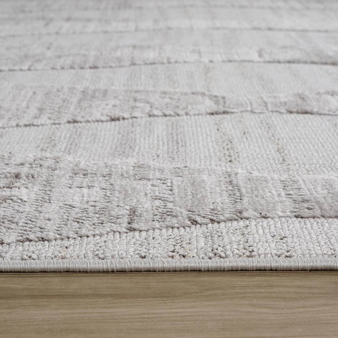 Tulum Grey Diamond-Inspired Area Rug