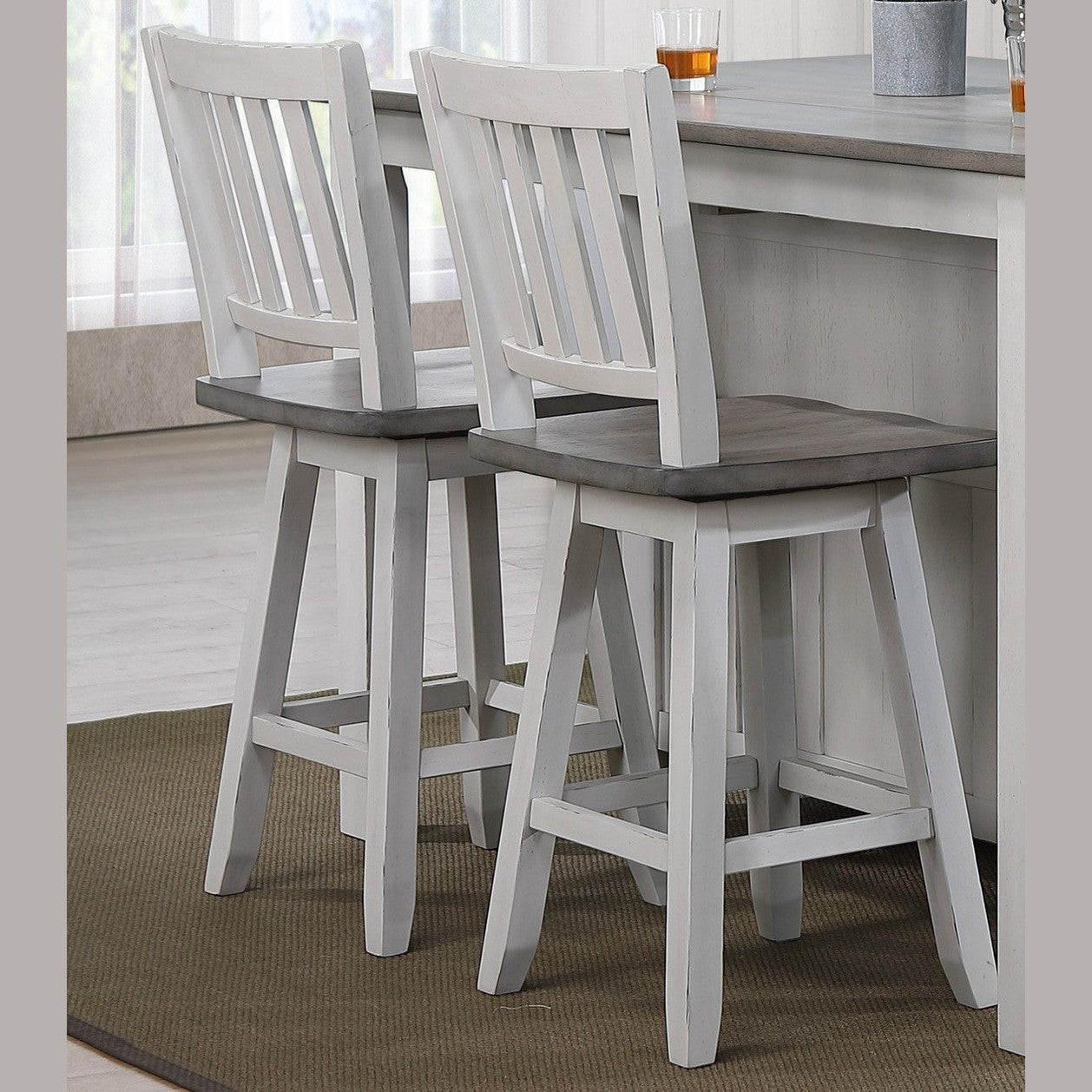 Cortes Swivel Counter Height Stool