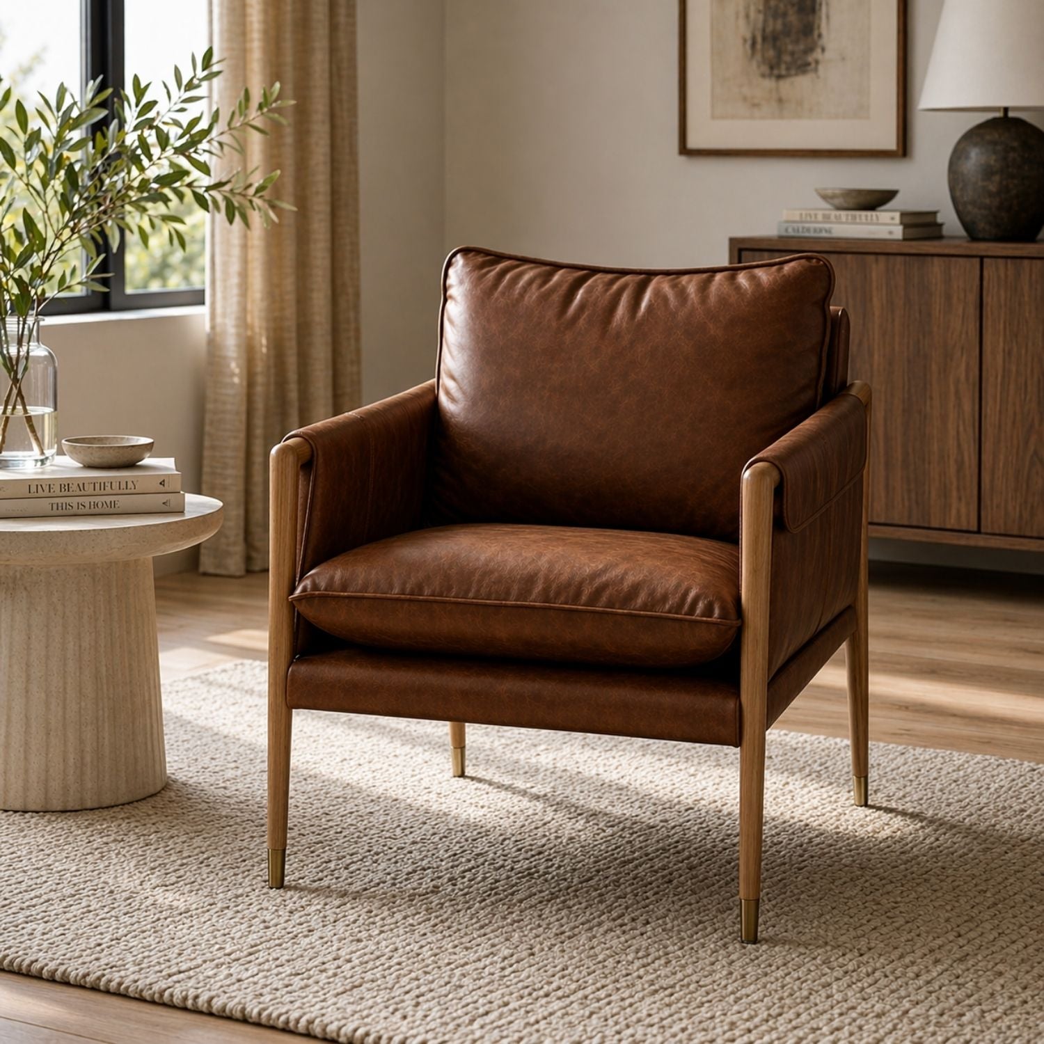 Cosima Accent Chair - Tan