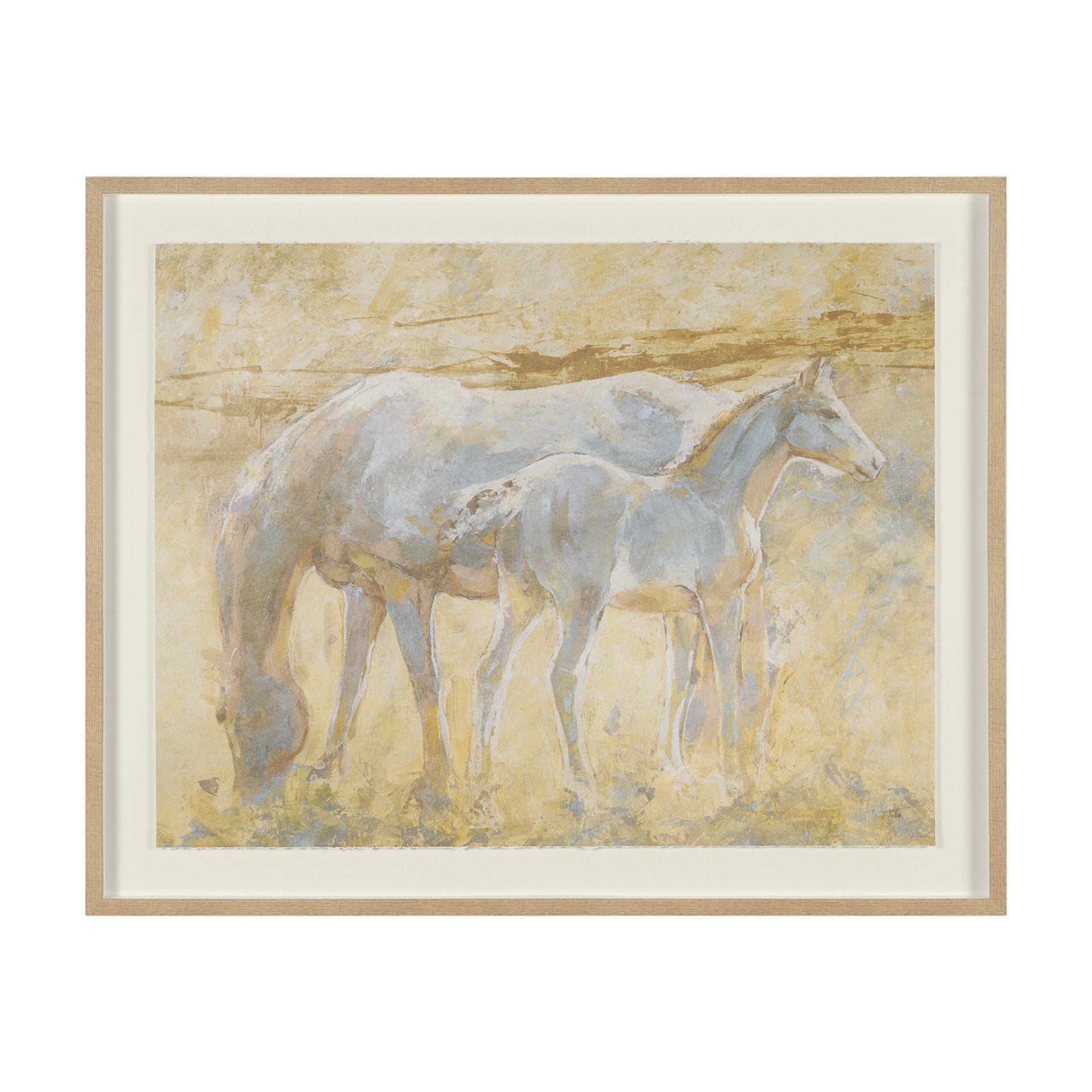 Curious Hand Embelished Framed Artwork